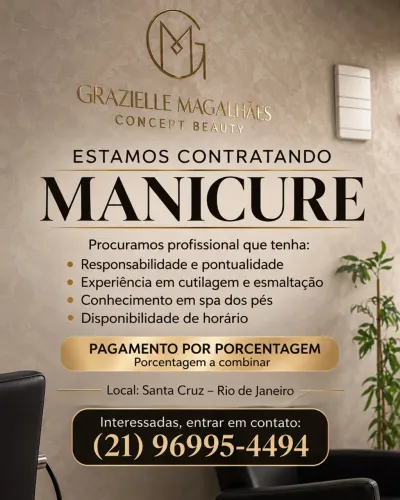Vaga para Manicure