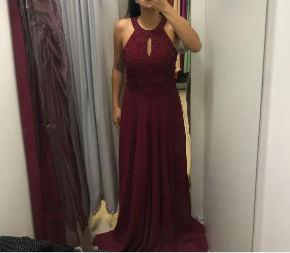 Vestido marsala 