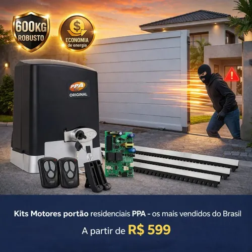 Kit Completo Motor Portão PPA 