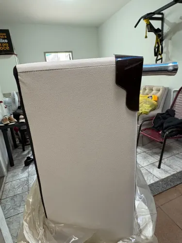 Cama box casal de courino nova sem uso