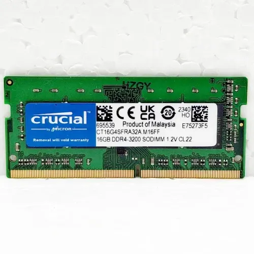Memória RAM Notebook 16GB DDR4 3200 SODimm CRUCIAL
