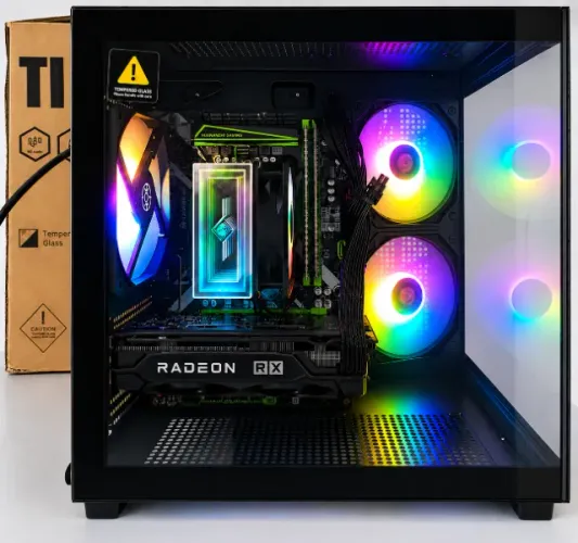Cpu Gamer Intel Xeon E5 2680 + 16Gb de Ram Ddr4 + Rx 580 08Gb na caixa com Garantia.