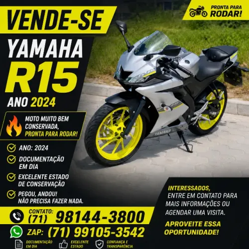 Moto R15 Yamaha Ano 2024 