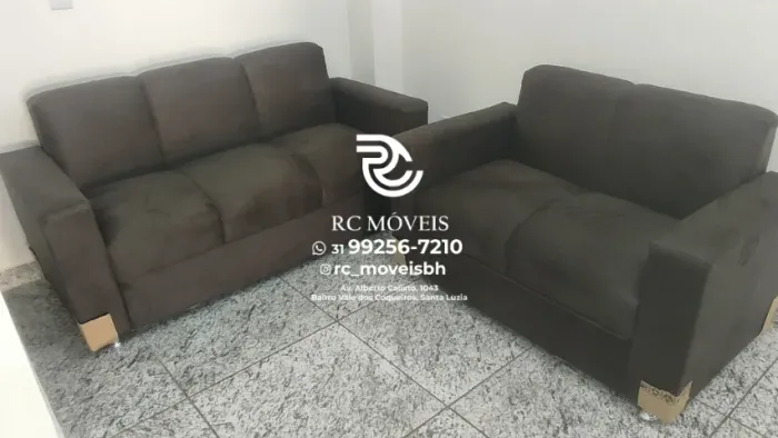 Sofá Uno 2 e 3 Lugares - Conforto, Resistência e Ótimo Custo-Benefício