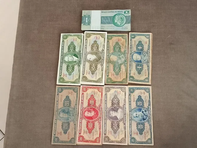 CÉDULAS DE DINHEIRO ANTIGAS