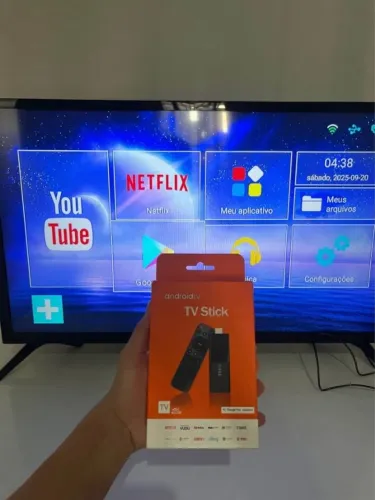 TV STICK ANDROID TV - TRANSFORME SUA TV EM SMART