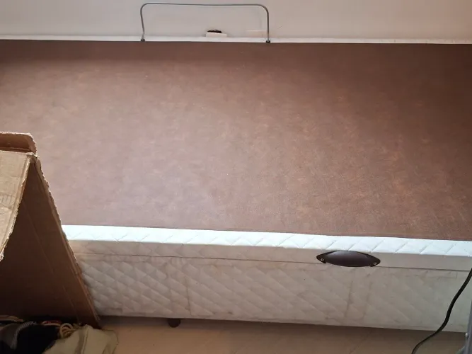 Cama box solteiro + 2 colchoes
