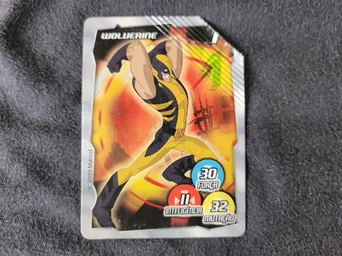 Carta Card Coleção Marvel Wolverine X-Men Elma Chips Ano 2009