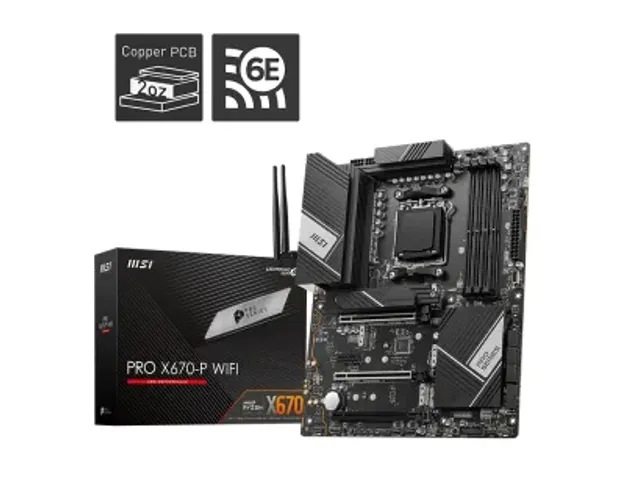 Placa-mãe Am5 - Msi Pro X670-p Wi-Fi Ddr5 Ryzen