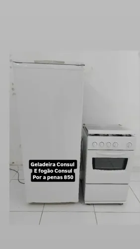 Geladeira e fogão 