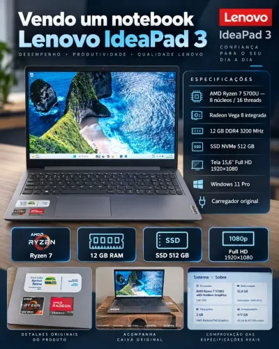 Lenovo IdeaPad 3 - Ryzen 7