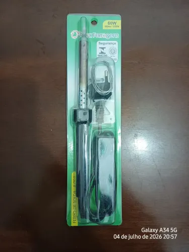 Ferro de Solda Modelo A-007 (60W / 220V) da marca Max Ferragens.