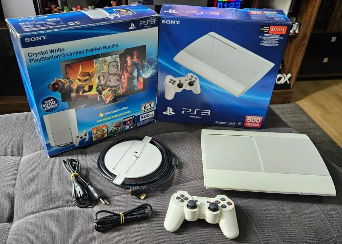 Playstation 3 Branco PS3 na Caixa Bem Conservado Destravado