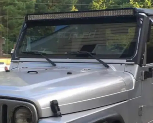 Barra de Led com suporte Jeep wrangler 