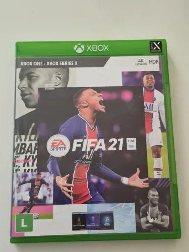 Jogo FIFA 21 Xbox One Midia FIsica Original Impecável Usado