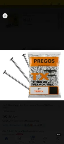 PREGOS PROMOÇÃO