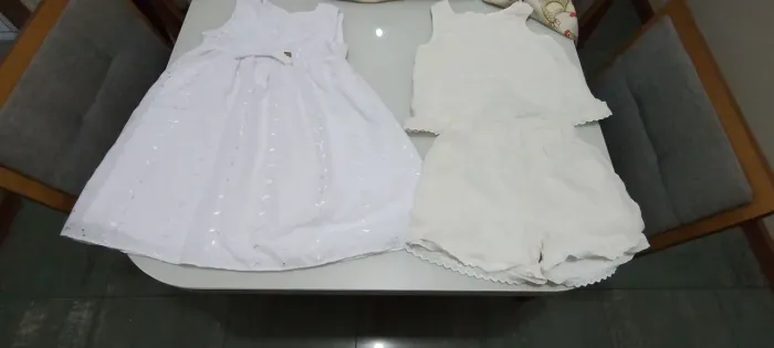 Vestido e conjunto infantil até 4 anos