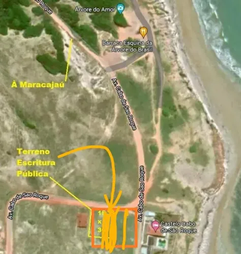 Admirável lote a 60 m do mar