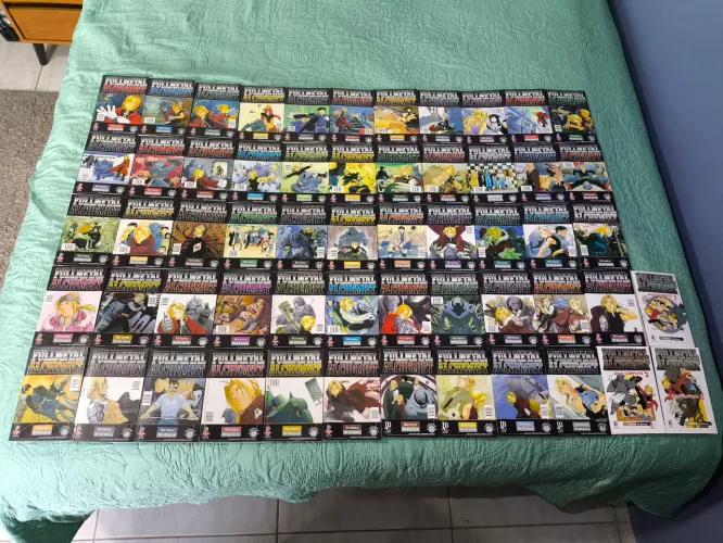Manga Fullmetal Alchemist - Coleção Completa + Brinde (1a Edição)