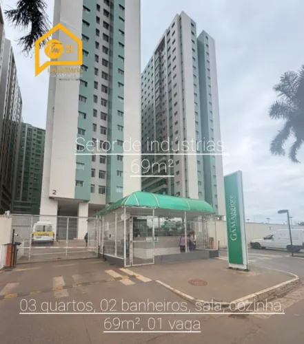 Excelente apartamento no Gamaggiore - Setor de Indústrias
