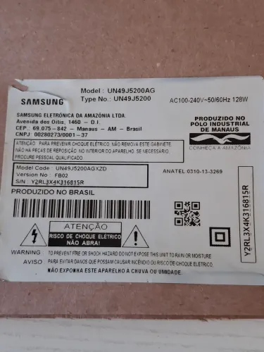 Samsung tv todas as peças