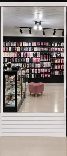 ESPELHO GRANDE 2,00 x 0,90m COM PAINEL MDF PARA LOJA, SALÃO OU CLOSET