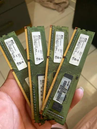 Kit 4 memória HP 1 Gb novos
