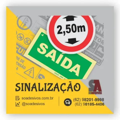 PLACAS DE SINALIZAÇÃO PARA CONDOMINIOS