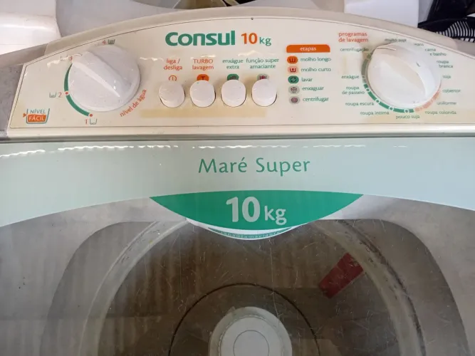 Máquina de lavar consul 10 kg.