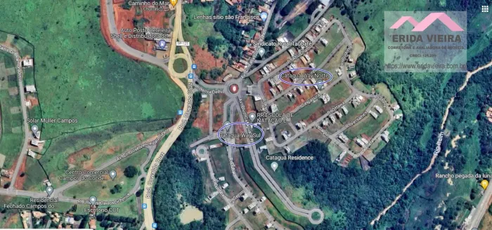 Terrenos no Condomínio Cataguá Way Norte e Sul em Taubaté/SP.