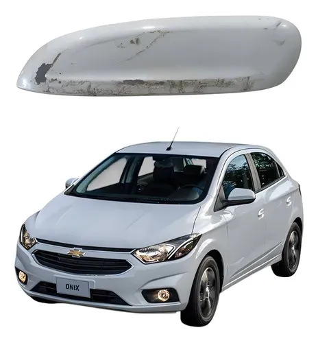 Maçaneta Externa Porta Traseira Esquerda Gm Onix 2012 A 2018 Branco Traseira