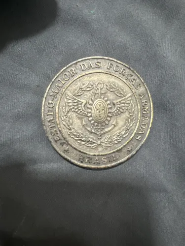 Medalha Metal Estado Maior Das Forças Armadas  40 anos 