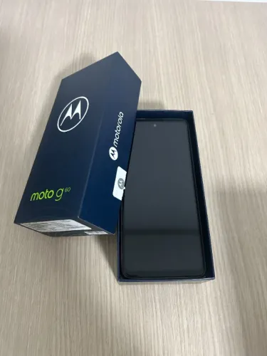 Celular: Moto G60, 128gb, verde, com capa e película, com carregador e fone originais