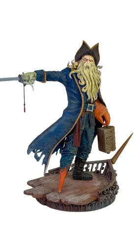 Estátua Davy Jones Piratas Do Caribe Resina 3D Pintado À Mão