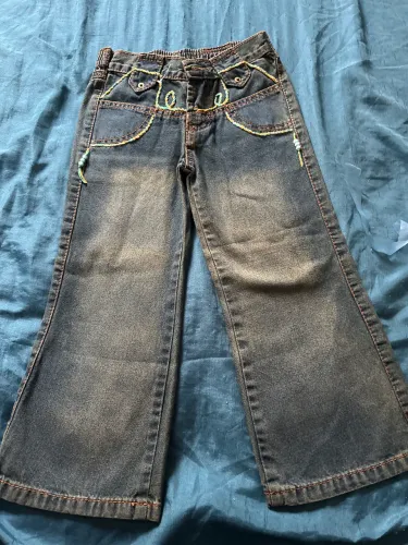 Calça jeans infantil chicote TAM 4 jeans