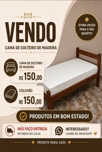 Cama e colchão