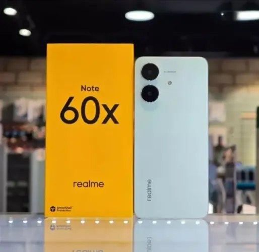 Realme Note 60x - 128GB/4GB ou 64GB/3GB - Anatel + Capinha e Película - Leia a Descrição!!