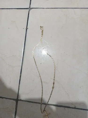 Cordão banhado a ouro 