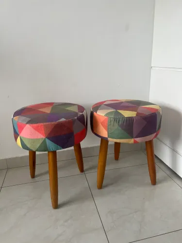 Conjunto 2 Banquetas Colorido
