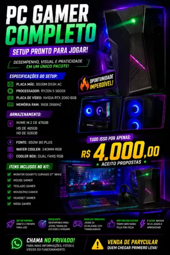 Pc gamer Completo