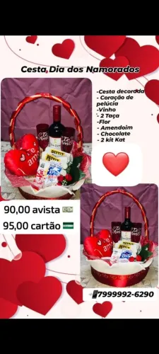 Cesta dia dos namorados 