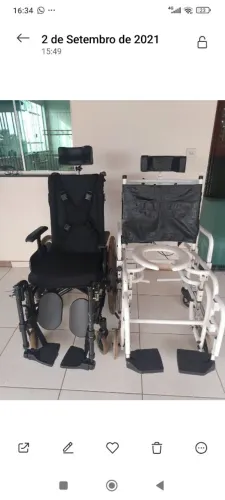 Cadeiras rodas e banho