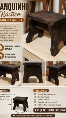 banquinho decorativo