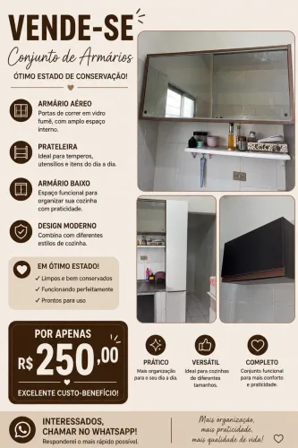 Conjunto de Armários para Cozinha