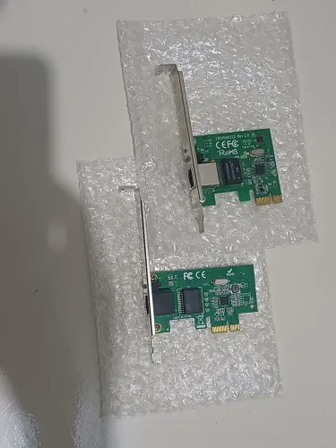 KIT 2 PLACAS DE REDE PCI-E /100/1000 GIGABIT