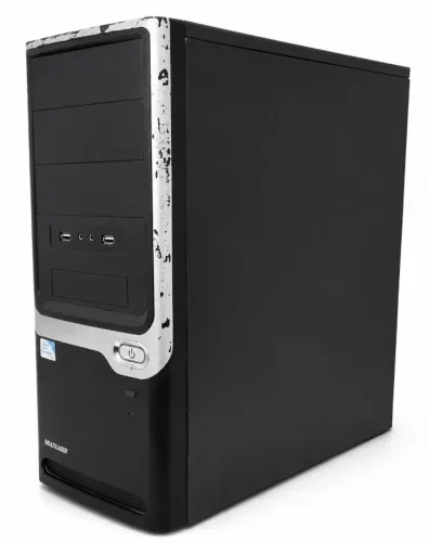 Gabinete Multilaser ATX / Micro ATX Preto com Prata USB Frontais Áudio Usado
