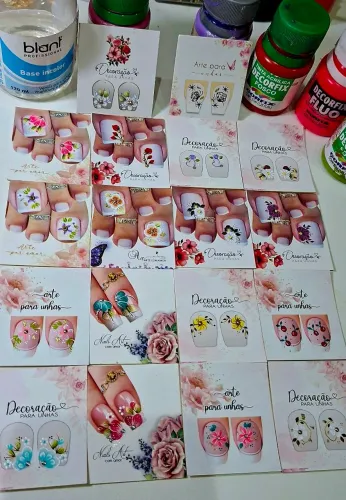 Adesivos de unhas 100% Artesanais