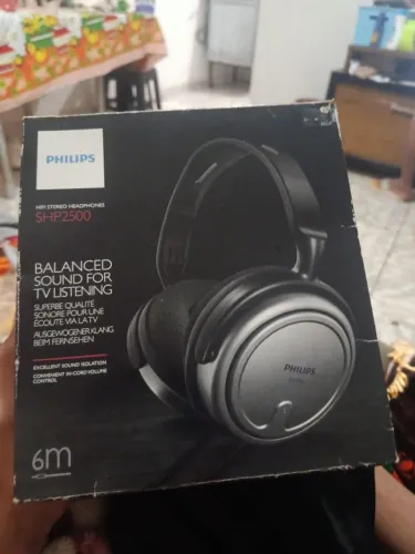 Fone Philips SHP2500 Original + Caixa | Pouco Usado