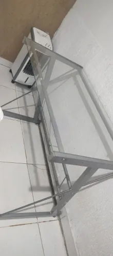 Mesa de computador vidro temperado