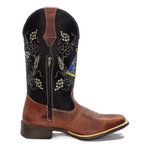 Texana Feminina Nossa Senhora Aparecida - Fé, Elegância e Tradição Country